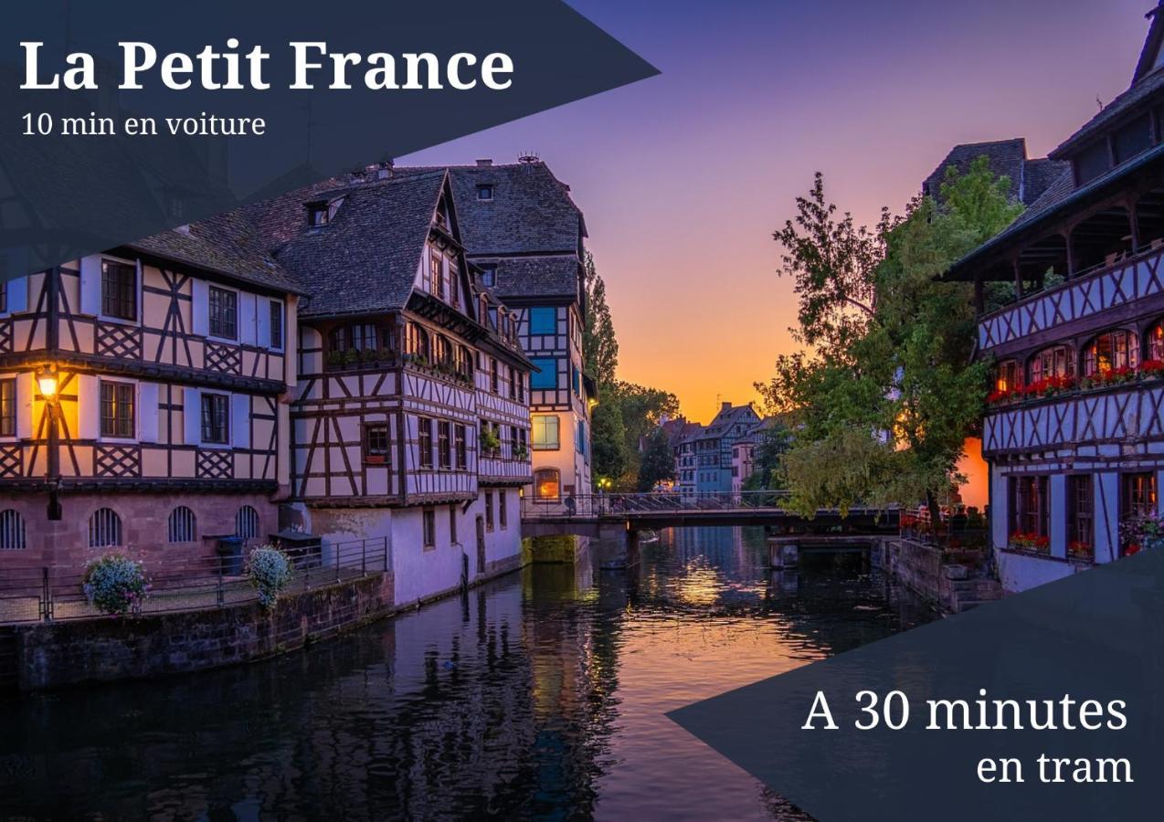 Le Zenith - Parking Prive & Wifi - 5 Min Zenith De Strasbourg Apartment Luaran gambar