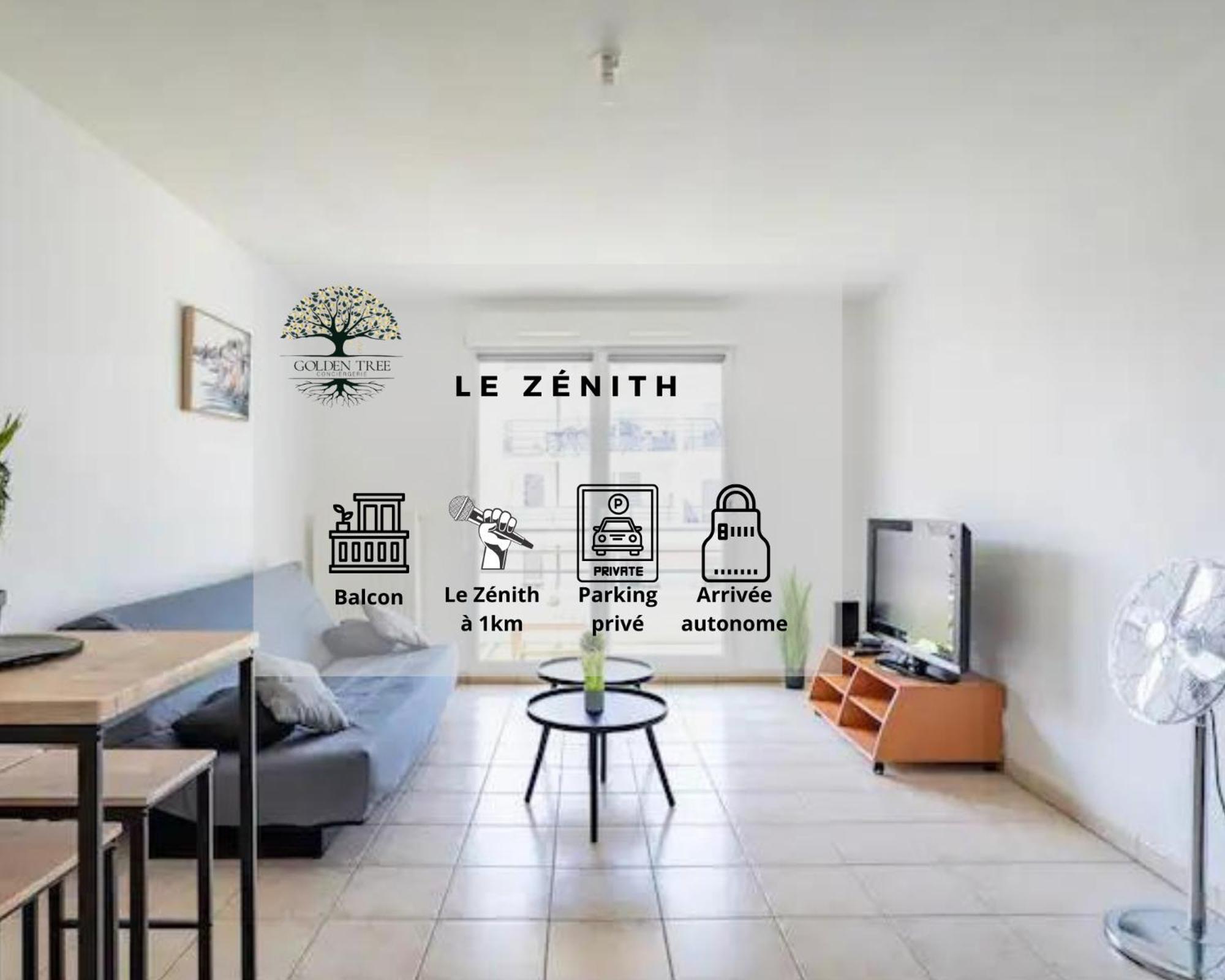 Le Zenith - Parking Prive & Wifi - 5 Min Zenith De Strasbourg Apartment Luaran gambar